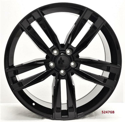 22" WHEELS FOR CHEVY CAMARO LS, SS COUPE 2015-17 (staggered 22x8.5/10") 5x120