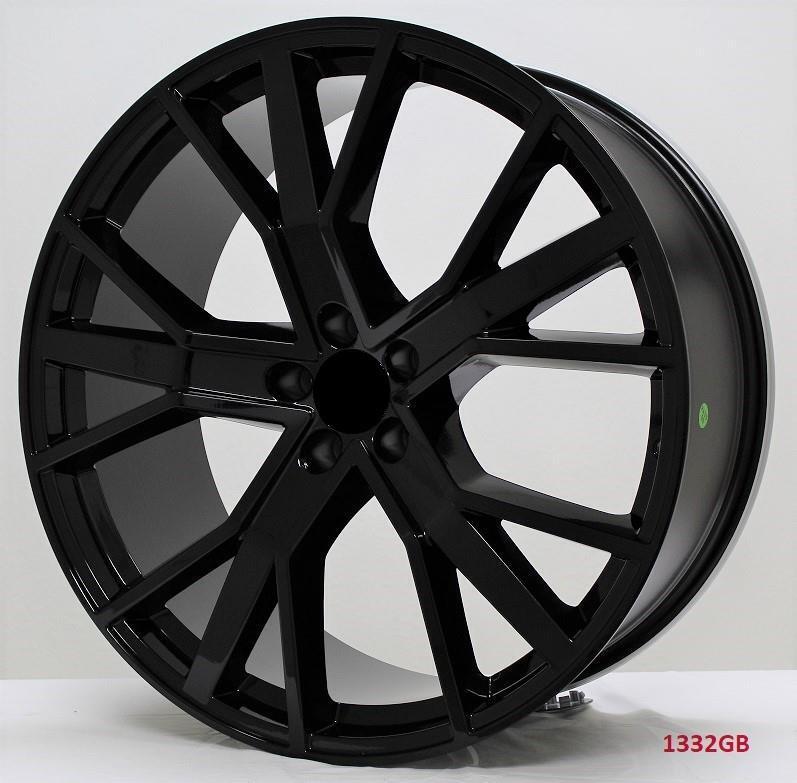 22'' wheels for Audi Q7 3.0 PREMIUM PLUS 2017 & UP 5x112 22x9.5 +31mm