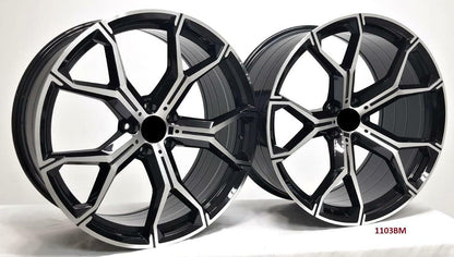 21'' wheels for BMW X5 S Drive 35i Base luxury M Sport 2014-18 (21x9.5/10.5")