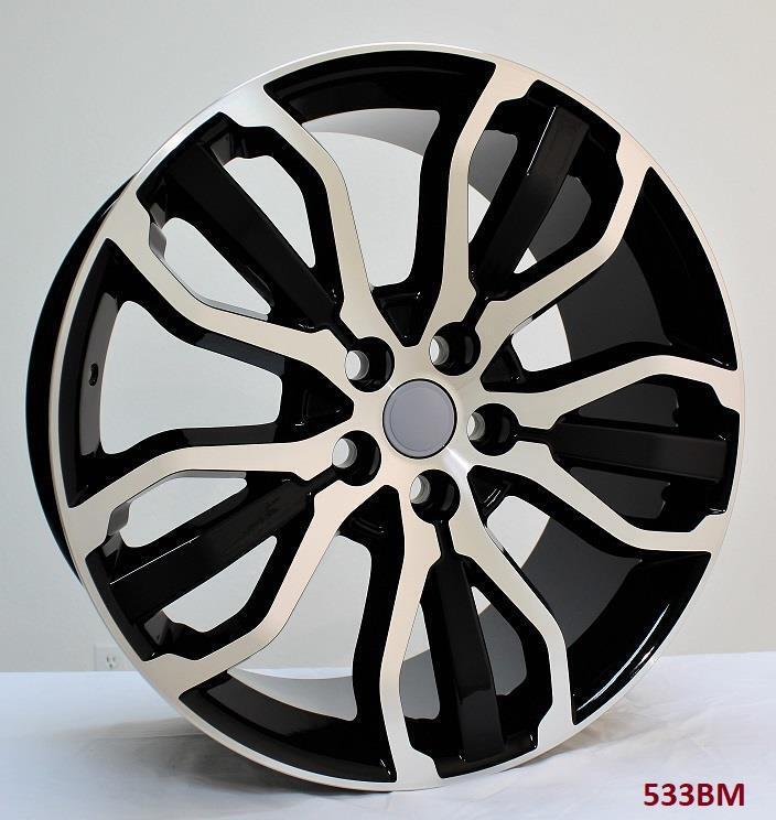 22" wheels for RANGE ROVER HSE, SUPERCHARGED 2003-2021 22x9.5 5x120