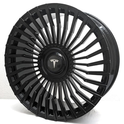 22" FORGED wheels for TESLA MODEL X 75D 2015 & UP (staggered 22x9"/22x10")