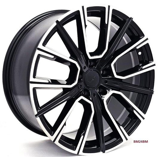 20'' wheels for BMW 528i, 528i X-DRIVE 2012-16 5x120 20x8.5/9.5"