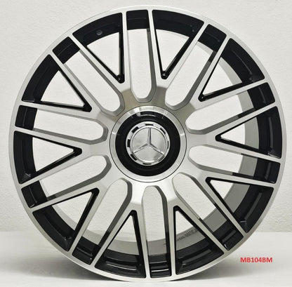 20'' wheels for Mercedes E350 SEDAN 2020 & UP (Staggered 20x8.5/9.5")