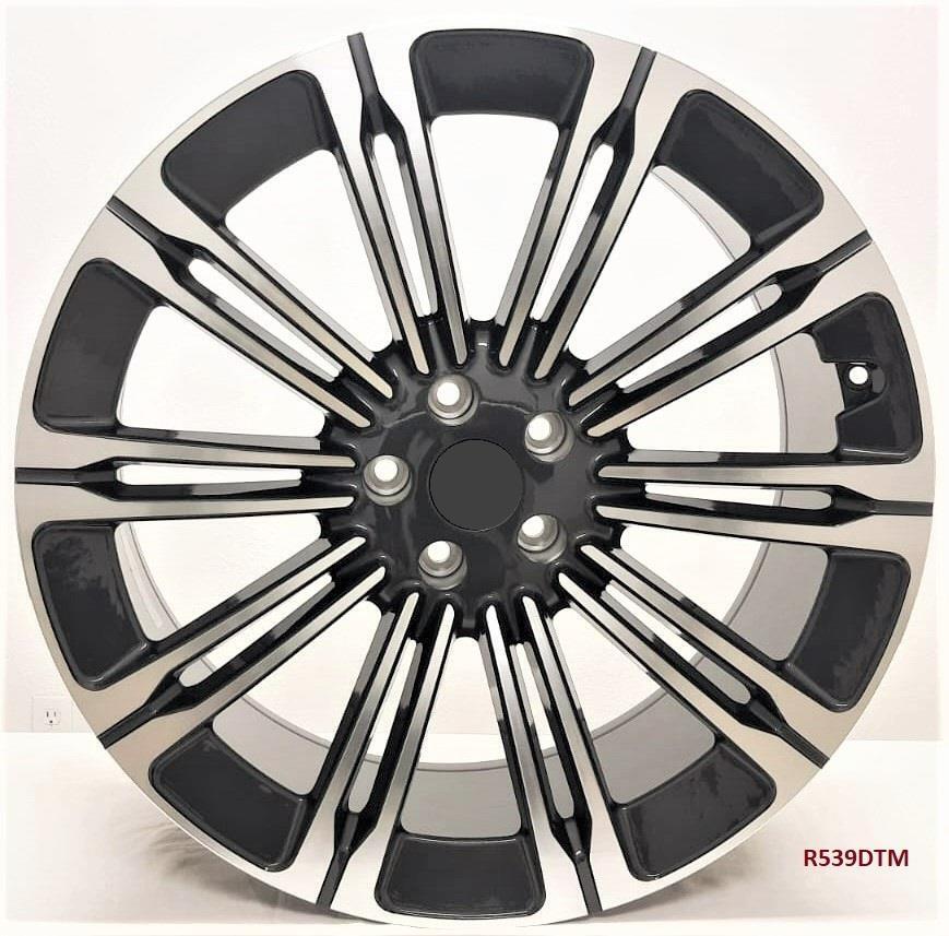 22" wheels for RANGE ROVER SPORT P550e (2024 MODEL) 5x120 22x9.5