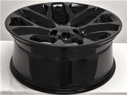 22" WHEELS FOR CHEVY SILVERADO 1500 2007-18 22x9 6x139.7 (4 wheels)