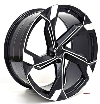 22'' wheels for AUDI SQ8 e-tron PRESTIGE 2024 & UP 5x112 22x9.5 +25MM