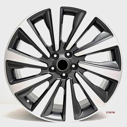 22" wheels for RANGE ROVER SPORT P400 SE (2023 & UP) 5x120 22x9.5