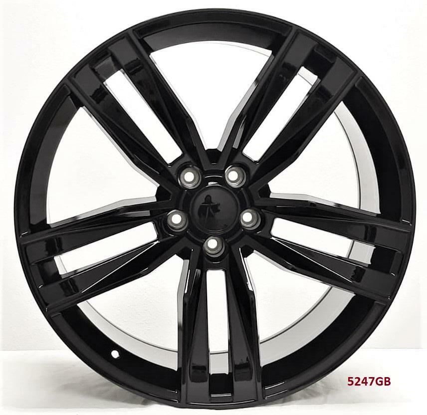22" WHEELS FOR CHEVY CAMARO LT1 CONVERTIBLE 2020 & UP (staggered 22x8.5/10")