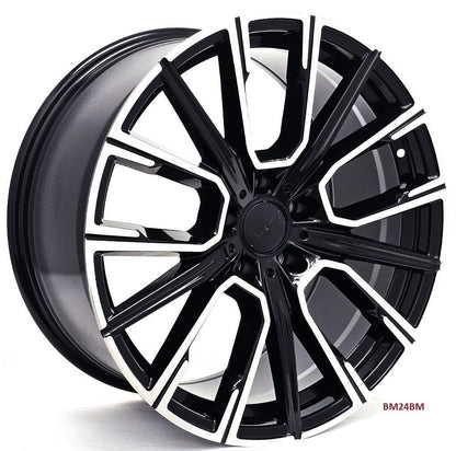 20'' wheels for BMW 528 535 550 XDRIVE 2012-16 5x120 (staggered 20x8.5/9.5)