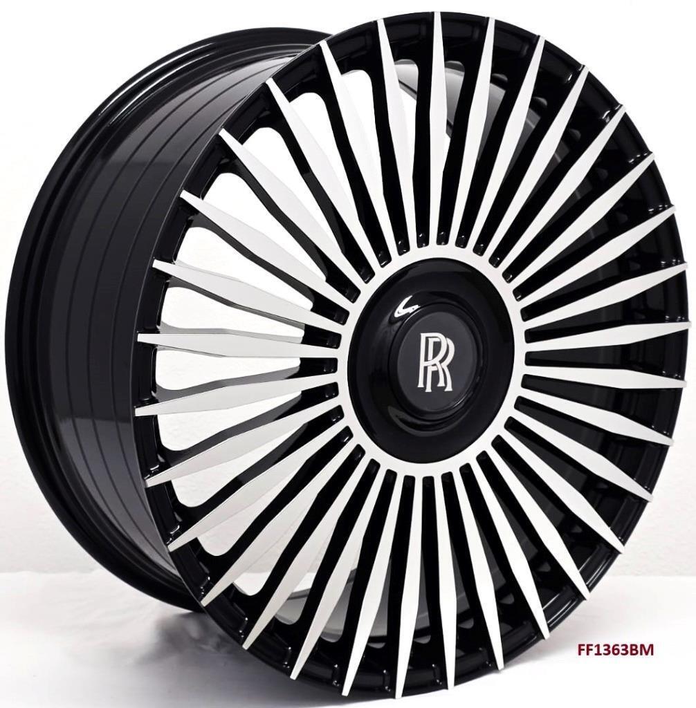 24" FLOW FORGED wheels for ROLLS ROYCE CULLINAN 2019 & UP 24x10 5x112