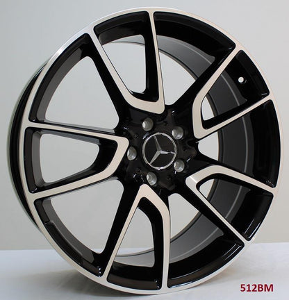 19'' wheels for Mercedes S550 4MATIC COUPE 2015-17 (Staggered 19x8.5/9.5)