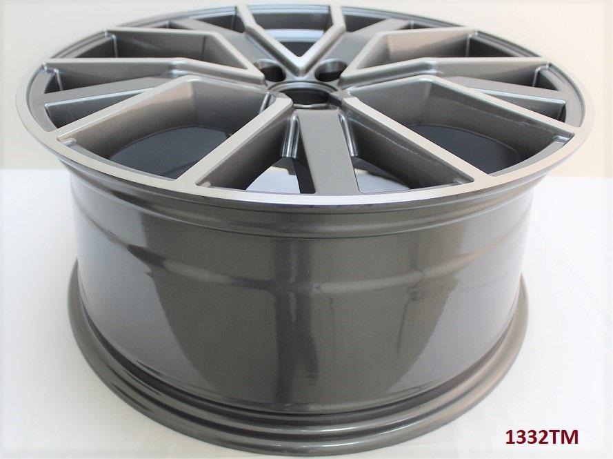 22'' wheels for AUDI Q7 3.0 PRESTIGE 2017 & UP 5x112 22x9.5 +26mm