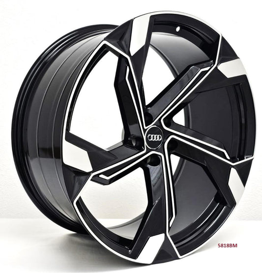 22'' wheels for AUDI Q7 3.0 PRESTIGE 2017 & UP 5x112 22x9.5 +25MM