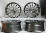 18'' wheels for Mercedes C300 4MATIC LUXURY 2015 & UP staggered 18x8.5/9.5"