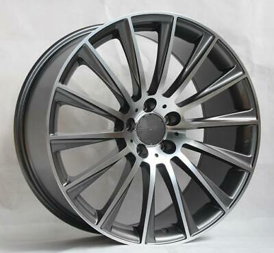 18'' wheels for Mercedes C300 4MATIC LUXURY 2015 & UP staggered 18x8.5/9.5"