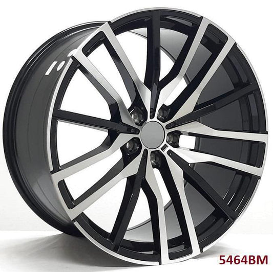 22'' wheels for BMW X7 X Drive 40i 2019 & UP 5x112 (22x9.5/10.5)