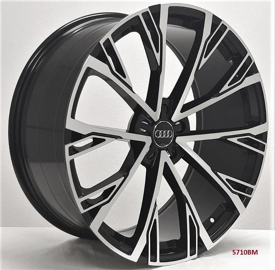 22'' wheels for AUDI Q7 3.0 PRESTIGE 2017 & UP 22x9.5 5x112 +20MM PIRELLI TIRES
