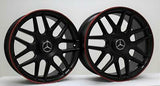 19'' wheels for Mercedes C400 4MATIC SEDAN 2015 staggered 19x8.5"/19x9.5"
