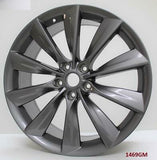 21'' wheels for TESLA MODEL S 100D 75D P100D (staggered 21x8.5"/21x9")