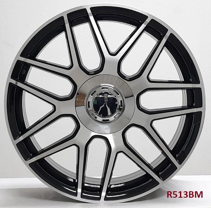 20'' wheels for Mercedes S550 SEDAN, 4MATIC 2014-17 (Staggered 20x8.5/9.5")
