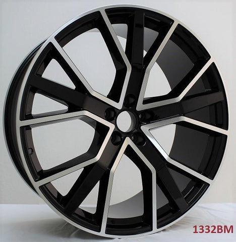 22'' wheels for Audi A7 2010 & UP 5x112 22x9.5 +31mm LIONHART TIRES