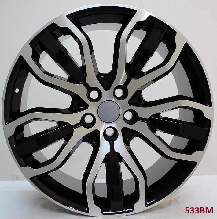 22" wheels for LAND ROVER DISCOVERY LR3, LR4 2005-16 22x9.5 5x120