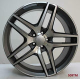 19'' wheels for Mercedes E63 SEDAN 2010-16 STAGGERED 19x8.5"/19x9.5"
