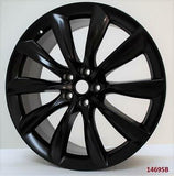 22" wheels fits TESLA MODEL S 85 P85 (staggered 22x9"/22x10")