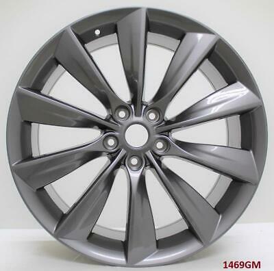 22" wheels fits TESLA MODEL S 85 P85 (staggered 22x9"/22x10")