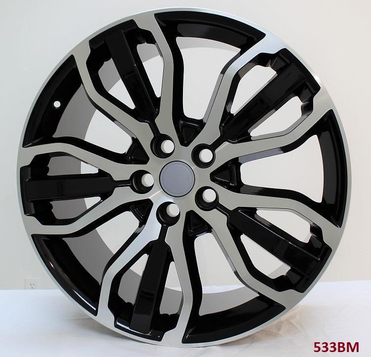 22" wheels for LAND ROVER DISCOVERY HSE 2017 & UP 22x9.5 5x120