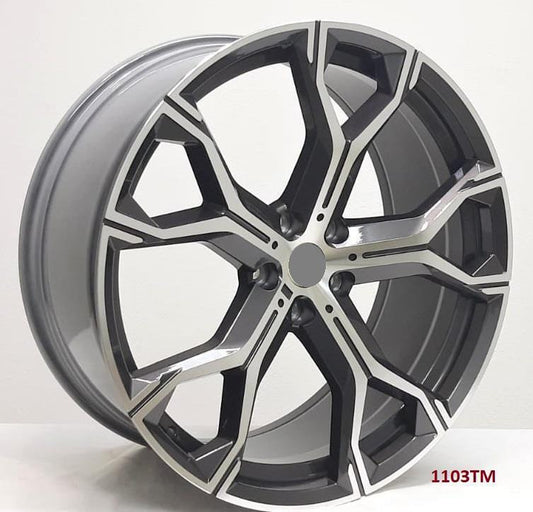 22'' wheels for BMW X7 X Drive 50i 2019 & UP (22x9.5/10.5") 5x112