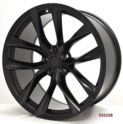 22" wheels fits TESLA MODEL S PERFORMANCE 2019 & UP (staggered 22x9"/22x10")
