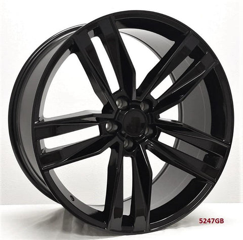 22" WHEELS FOR CHEVY CAMARO LT1 COUPE 2020 & UP stag 22x8.5/10" PIRELLI TIRES