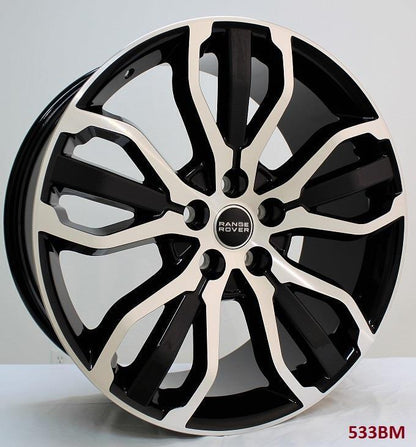 22" wheels for LAND ROVER DISCOVERY HSE 2017 & UP 22x9.5 5x120